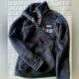 Patagonia Re-Tool Snap T Pullover Jacket Black XS Gently Used